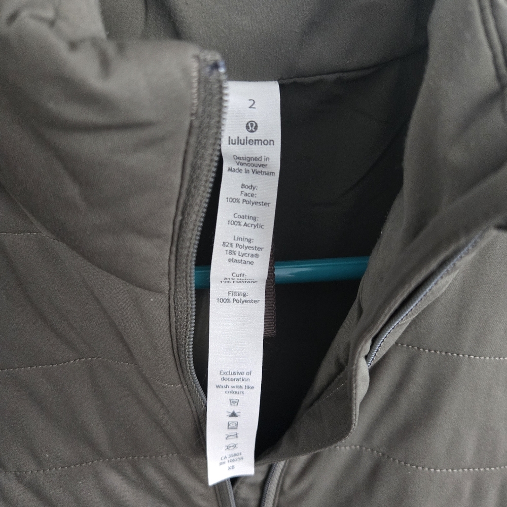 Olive Quilted Jacket - Picture 2 of 2